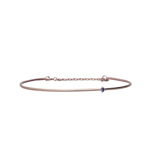 Bracelet Rubinia Woman in Rose Gold Zaffiro 0.05 Ct BR356RZB-M - BR356RZB-M